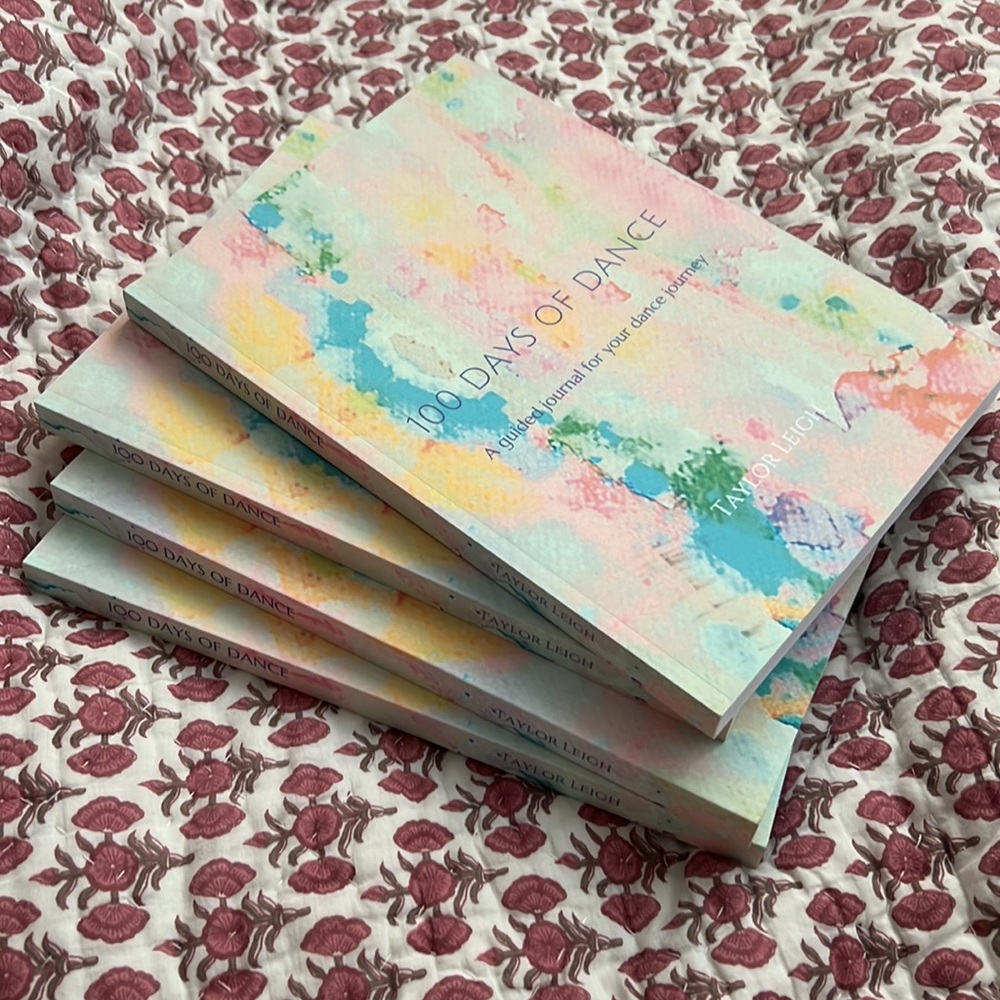 *Set of 4* 100 Days of Dance Guided Journal, pack of 4
